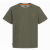 Motley Denim Stockholm T-shirt Dark Khaki - T-shirts - Stora T-shirts - 2XL-14XL