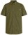Motley Denim Zagreb Kortärmad Skjorta Mörk khaki - Skjortor - Stora skjortor - 2XL-8XL