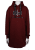 Nora Mikken KADRI WHITE Long Hoodie Burgundy - Tröjor & hoodies - 