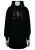 Nora Mikken KADRI WHITE Long Hoodie Black - Tröjor & hoodies - 