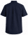 Motley Denim Zagreb Kortärmad Skjorta Marinblå - Skjortor - Stora skjortor - 2XL-8XL