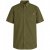 Motley Denim Zagreb Kortärmad Skjorta Mörk khaki - Skjortor - Stora skjortor - 2XL-8XL