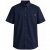 Motley Denim Zagreb Kortärmad Skjorta Marinblå - Skjortor - Stora skjortor - 2XL-8XL