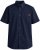 Motley Denim Zagreb Kortärmad Skjorta Marinblå - Skjortor - Stora skjortor - 2XL-8XL