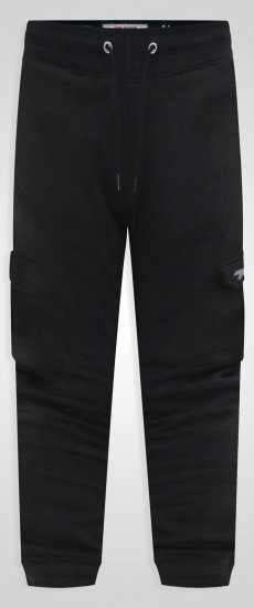 D555 Dexter 1 Cargo Jogger With Bear Embroidery Svart - Mjukisbyxor och -shorts - Mjukisbyxor & Mjukisshorts 2XL-12XL