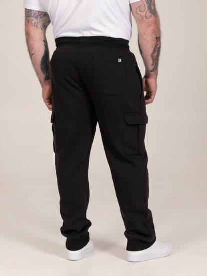 D555 Dexter 1 Cargo Jogger With Bear Embroidery TALL Svart - TALL mjukisbyxor - TALL mjukisbyxor med extra benlängd