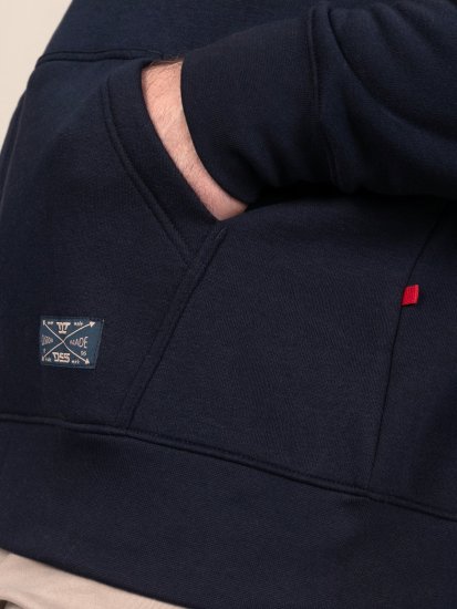 D555 Hector Adventurer Printed Zip Through Hoody Mörkblå - Tröjor & hoodies - Stora hoodies & tröjor - 2XL-14XL