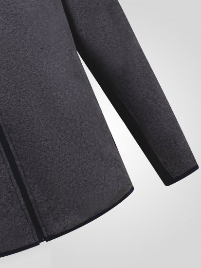D555 Conrad Detachable Hood Bonded Fleece Zip Through Hoody Mörkblå - Tröjor & hoodies - Stora hoodies & tröjor - 2XL-14XL