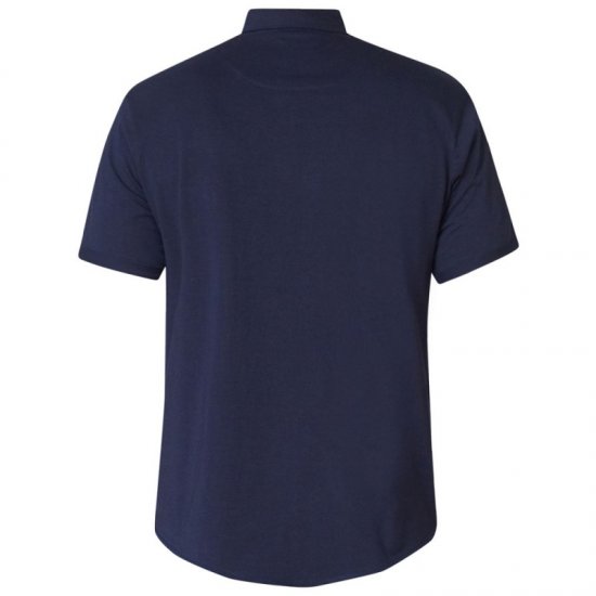 D555 Beaver Couture Jersey Shirt Navy - Skjortor - Stora skjortor - 2XL-8XL