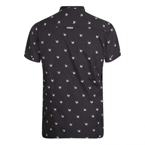 D555 Marley Shirt Black - Skjortor - Stora skjortor - 2XL-8XL