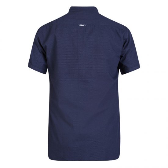 D555 Wesson Shirt Navy - Skjortor - Stora skjortor - 2XL-8XL