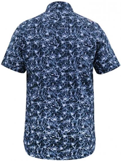 D555 Padbury Floral Ao Printed S/S Shirt Navy - Skjortor - Stora skjortor - 2XL-8XL