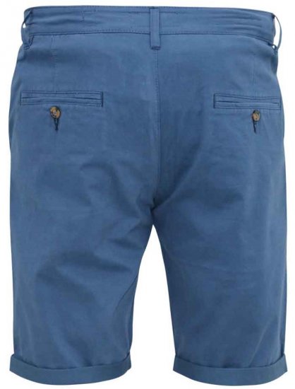 D555 Nelson Stretch Chino Shorts Blue - Shorts - Stora shorts W40-W60