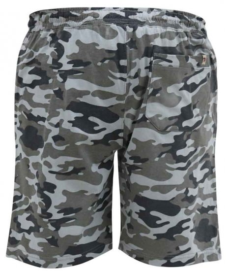 D555 Carlton Elasticated Waist Jersey Camo Shorts - Mjukisbyxor och -shorts - Mjukisbyxor & Mjukisshorts 2XL-12XL