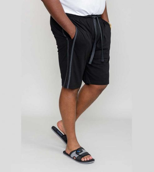 D555 Ryan Jersey Shorts 2-pack Black/Charcoal - Mjukisbyxor och -shorts - Mjukisbyxor & Mjukisshorts 2XL-12XL