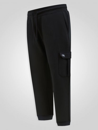 D555 Dexter 1 Cargo Jogger With Bear Embroidery Svart - Mjukisbyxor och -shorts - Mjukisbyxor & Mjukisshorts 2XL-12XL
