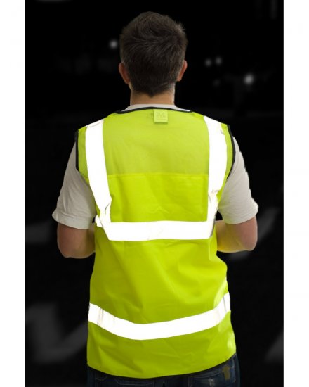 Leo Velator Mesh Back Waistcoat Hi-Vis Yellow - Arbetskläder - Arbetskläder i stora storlekar