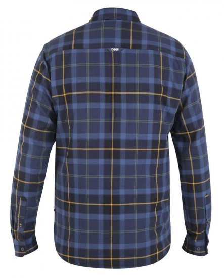 D555 Helston LS Flannel Shirt - Skjortor - Stora skjortor - 2XL-8XL