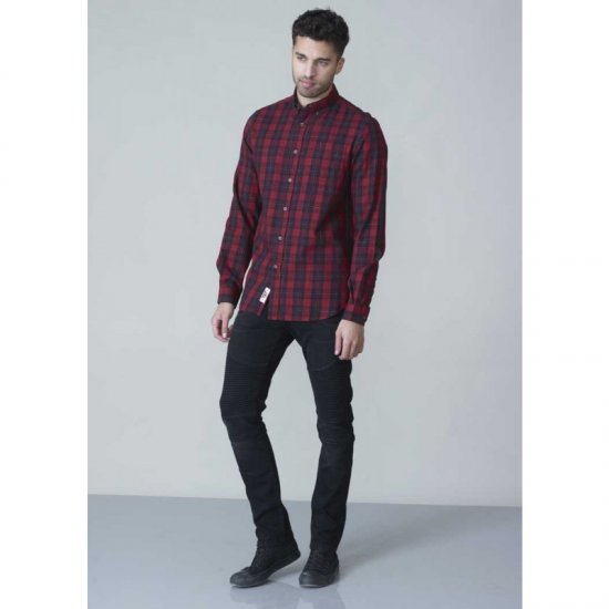 D555 Theo Long Sleeve Check Shirt - Skjortor - Stora skjortor - 2XL-8XL