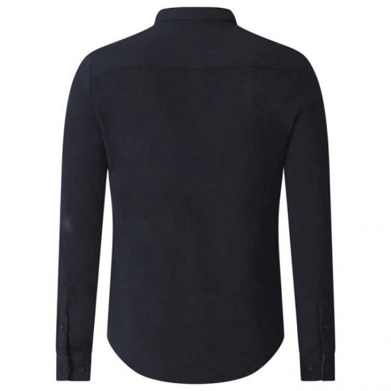 D555 Donnie Long Sleeve Jersey Shirt Black - Skjortor - Stora skjortor - 2XL-8XL