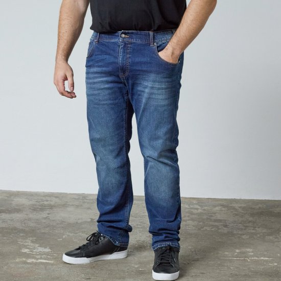 North Latitude Jeans Jack Blue Used Wash - Jackor - Stora jackor - 2XL-12XL
