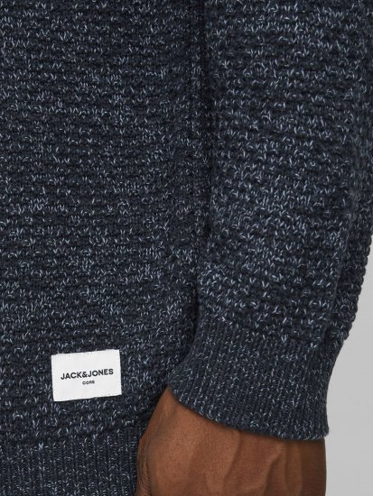 Jack & Jones JCOBRANDON Knit Navy Blazer - Tröjor & hoodies - Stora hoodies & tröjor - 2XL-14XL