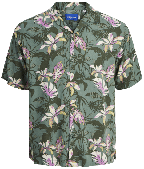 Jack & Jones JORLUKE TAMPA AOP Shirt Laurel Wreath - Skjortor - Stora skjortor - 2XL-8XL