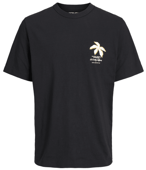 Jack & Jones JOREASTER ACTIVITY T-Shirt Black - T-shirts - Stora T-shirts - 2XL-14XL
