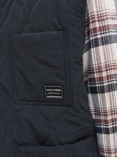 Jack & Jones Hero Liner Quilted Gilet Vest Black - Västar - Västar i stora storlekar