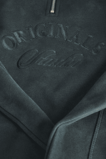 Jack & Jones Bleecker Branding High Neck Sweatshirt Forest River - Tröjor & hoodies - Stora hoodies & tröjor - 2XL-14XL