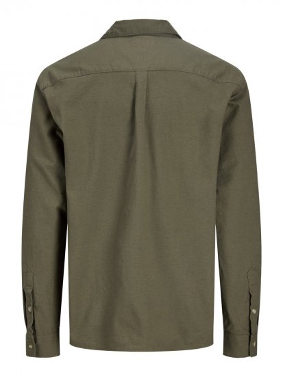 Jack & Jones Tristan Overshirt khaki - Skjortor - Stora skjortor - 2XL-8XL
