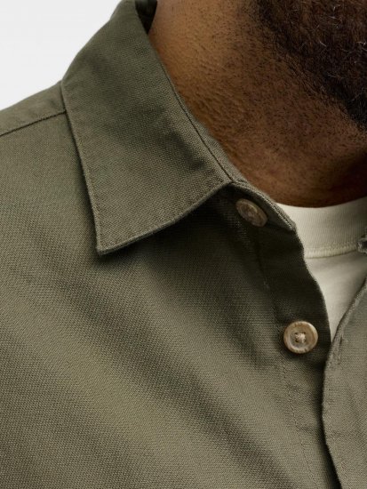 Jack & Jones Tristan Overshirt khaki - Skjortor - Stora skjortor - 2XL-8XL