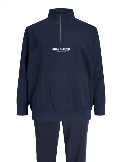 Jack & Jones Vesterbro träningsoverall mörkblå - Tröjor & hoodies - Stora hoodies & tröjor - 2XL-14XL