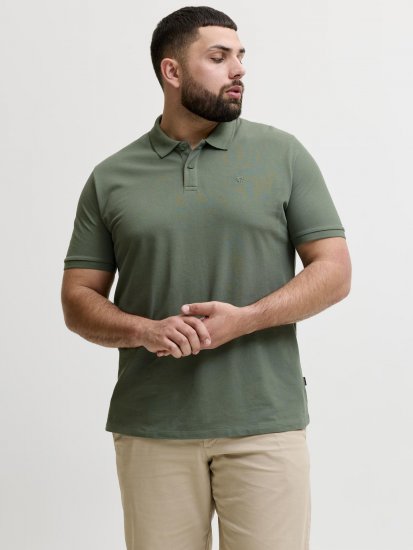 Jack & Jones Weston Piké Grön - Pikétröjor - Stora pikétröjor - 2XL-8XL
