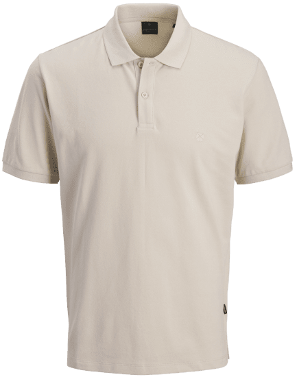 Jack & Jones Weston Piké Ljusbeige - Pikétröjor - Stora pikétröjor - 2XL-8XL