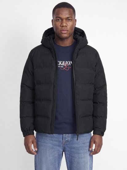 Jack & Jones Sage Pufferjacka Svart - Jackor - Stora jackor - 2XL-12XL
