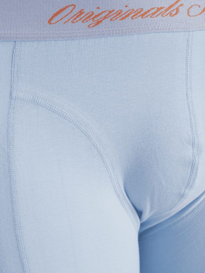 Jack & Jones Jacnorrebro Enfärgade Boxershorts 3-Pack Blå - Underkläder & badkläder - Stora underkläder för män