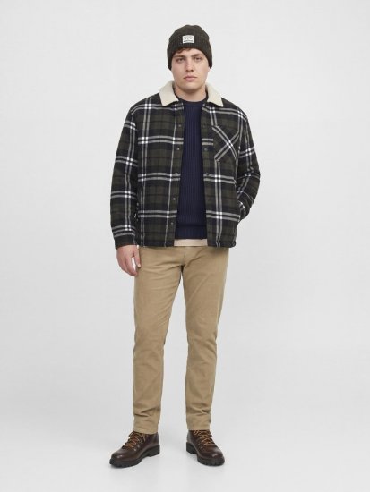 Jack & Jones Zac Teddy Skjortjacka Grön - Jackor - Stora jackor - 2XL-12XL