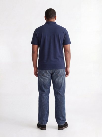 Jack & Jones Rush piketröja 2-pack svart/mörkblå - Pikétröjor - Stora pikétröjor - 2XL-8XL