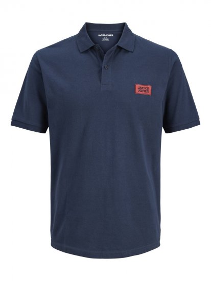 Jack & Jones Rush piketröja 2-pack svart/mörkblå - Pikétröjor - Stora pikétröjor - 2XL-8XL