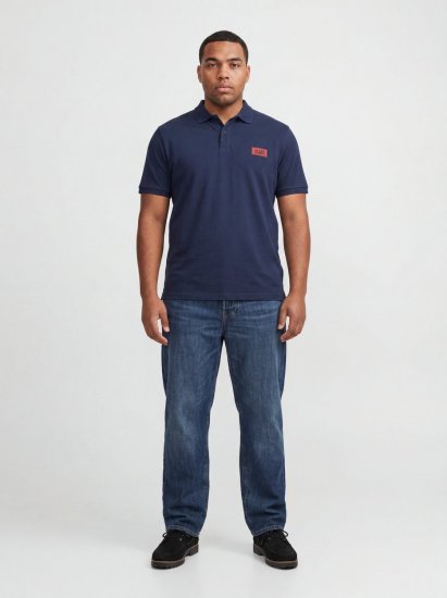 Jack & Jones Rush piketröja 2-pack svart/mörkblå - Pikétröjor - Stora pikétröjor - 2XL-8XL