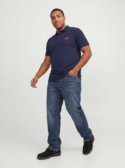 Jack & Jones Rush piketröja 2-pack svart/mörkblå - Pikétröjor - Stora pikétröjor - 2XL-8XL