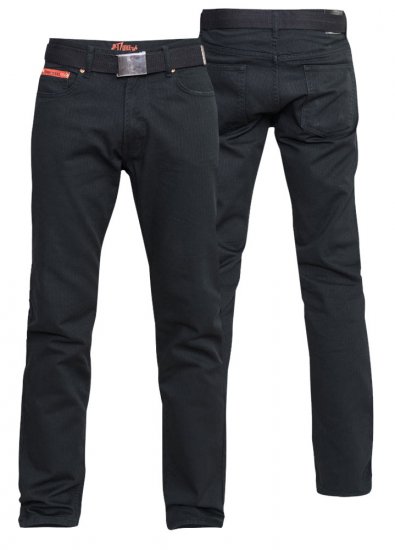 Duke Mario Bedford cord-pants Black - Jeans & byxor - Stora Jeans och Stora Byxor