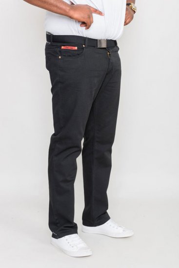 Duke Mario Bedford cord-pants Black TALL SIZES - HERRKLÄDER MT-6XLT - Kläder för långa män