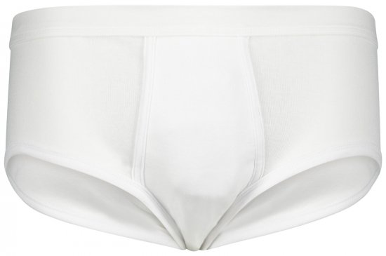 Adamo Royal Fine Ribbed Briefs White - Underkläder & Badkläder - Stora underkläder för män