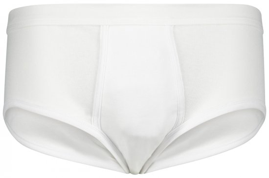 Adamo Royal Fine Ribbed Briefs White - Underkläder & badkläder - Stora underkläder för män