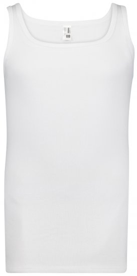 Adamo Royal Fine Ribbed Undershirt White - Underkläder & Badkläder - Stora underkläder för män
