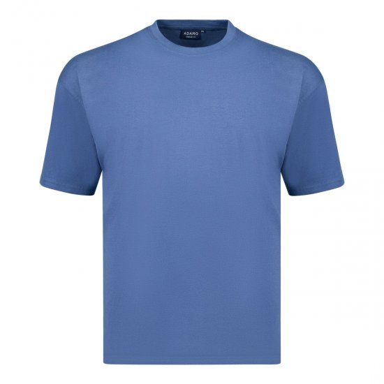 Adamo 129420 T-shirt 2-pack Denimblå - T-shirts - Stora T-shirts - 2XL-14XL