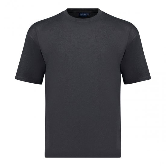 Adamo 129420 T-shirt 2-pack Mörkgråmelerad - T-shirts - Stora T-shirts - 2XL-14XL