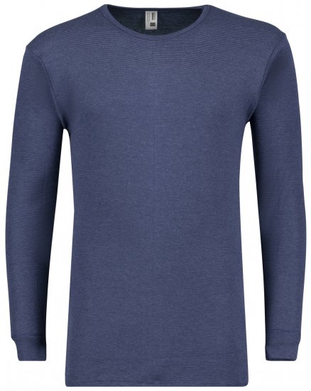 Adamo Jeans Long sleeve Under-T-shirt Navy - Underkläder & Badkläder - Stora underkläder för män